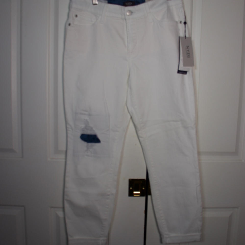 White NYDJ Jeans Size 6